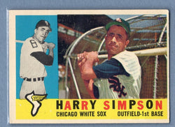 1960 Topps #180 Harry Simpson(b) EX   GO550