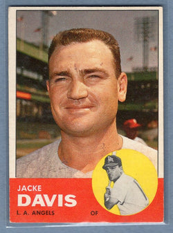 1963 Topps #117 Jacke Davis VG-EX Set Break