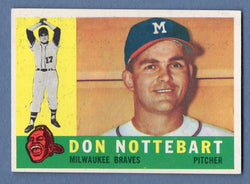 1960 Topps #351 Don Nottebart EX-MT  GO240B