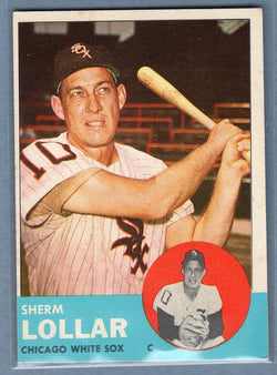 1963 Topps #118 Sherm Lollar VG-EX Set Break
