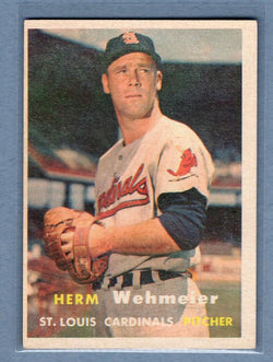 1957 Topps #81 Herm Wehmeier VG-EX  GO295