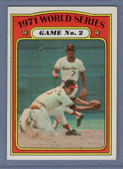 1972 Topps #224 World Series Game 2 EX   GO464