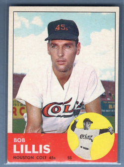 1963 Topps #119 Bob Lillis VG-EX Set Break