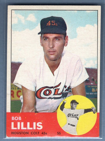 1963 Topps #119 Bob Lillis VG-EX Set Break