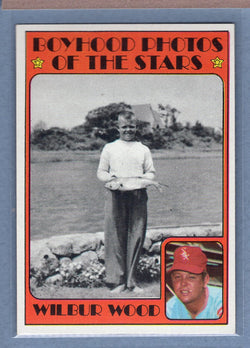 1972 Topps #342 Wilbur Wood KP EX-MT  GO483