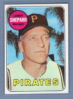 1969 Topps #384 Larry Shepard (d) EX-MT  GOWABB