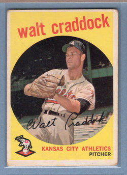 1959 Topps #281 Walt Craddock VG-EX   GO410