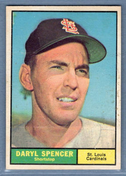 1961 Topps #357 Daryl Spencer VG   GO417