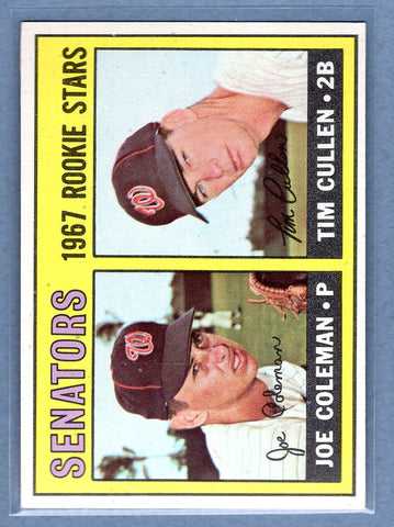 1967 Topps #167 Senators Rookies EX-MT  GO263