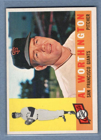 1960 Topps #268 Al Worthington EX-MT   GO340