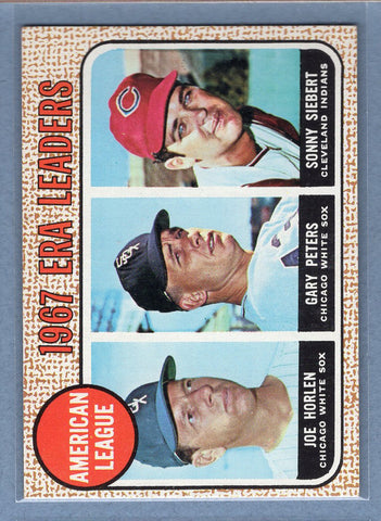 1968 Topps #8 A.L. ERA Leaders (b)  EX-MT  GO550