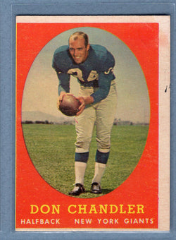 1958 Topps #54 Don Chandler  VG  GO801