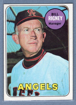 1969 Topps #182 Bill Rigney EX-MT  GO358