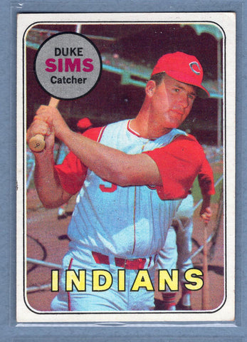 1969 Topps #414 Duke Sims (a) EX  GO577