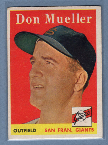 1958 Topps #253 Don Mueller EX  GO129