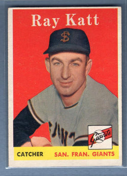 1958 Topps #284 Ray Katt VG-EX     G0364