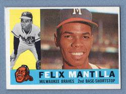 1960 Topps #19 Felix Mantilla EX-MT  GO522