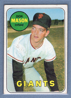1969 Topps #584 Don Mason VG-EX  GO645