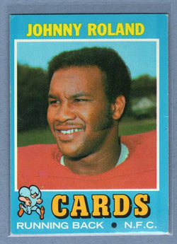 1971 Topps #123 Johnny Roland EX  GO244