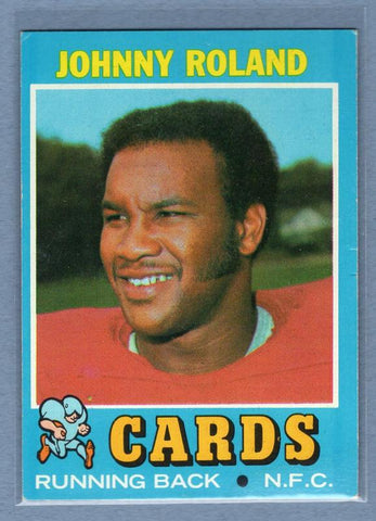 1971 Topps #123 Johnny Roland EX  GO244