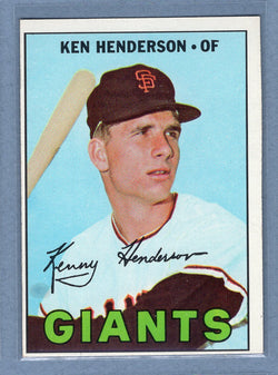 1967 Topps #383 Ken Henderson  EX   GO340