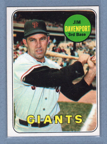 1969 Topps #102 Jim Davenport (a) EX-MT  GO700