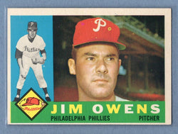 1960 Topps #185 Jim Owens EX   GO550
