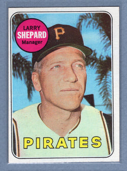 1969 Topps #384 Larry Shepard (h) EX-MT  GOWABB