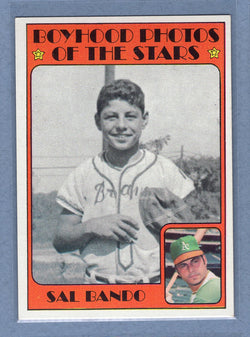 1972 Topps #348 Sal Bando KP EX-MT  GO483