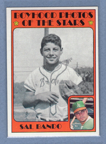 1972 Topps #348 Sal Bando KP EX-MT  GO483