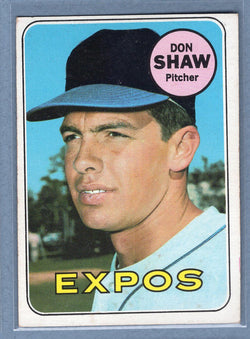 1969 Topps #183 Don Shaw (b) EX  GO602