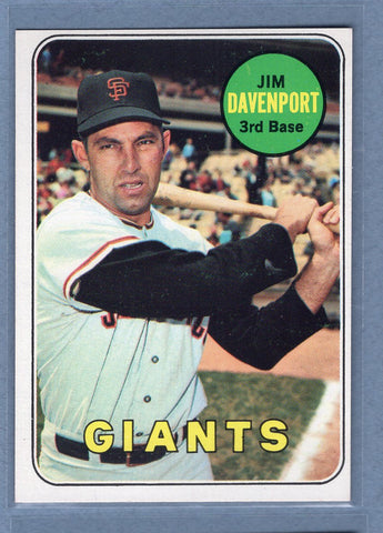 1969 Topps #102 Jim Davenport (b) EX-MT  GO700