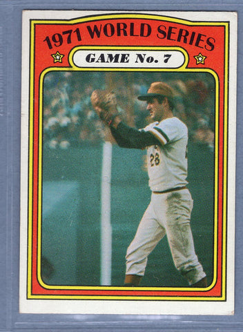 1972 Topps #229 World Series Game 7 EX   GO464