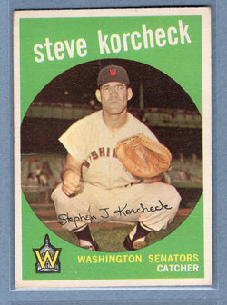 1959 Topps #284 Steve Korcheck (b) G-VG   GO410