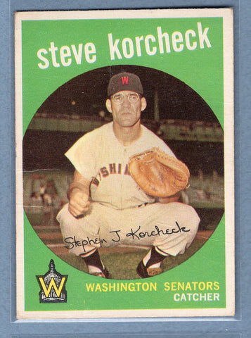 1959 Topps #284 Steve Korcheck (b) G-VG   GO410
