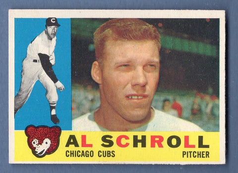 1960 Topps #357 Al Schroll EX-MT  GO240B