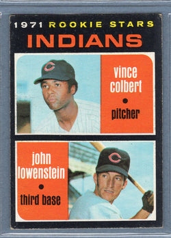 1971 Topps #231 Indians Rookies (Vince Colbert)  EX  SB1