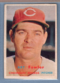 1957 Topps #233 Art Fowler (2) EX    GO38