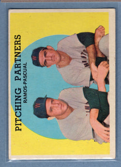 1959 Topps #291 Pitching Partners EX  GO213