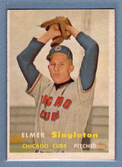 1957 Topps #378 Elmer Singleton  VG-EX   GO260