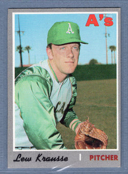 1970 Topps #233 Lew Krausse  EX-MT  SB2