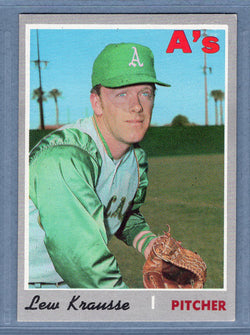 1970 Topps #233 Lew Krausse  EX-MT  SB1
