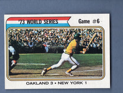 1974 Topps Baseball #477 World Series Game 6(Jackson) NM-MT 004