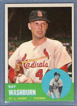 1963 Topps #206 Ray Washburn EX-MT  GO393