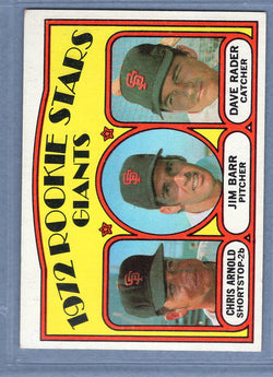 1972 Topps #232 Giants Rookies EX-MT   GO464