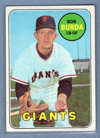 1969 Topps #392 Bob Burda EX  GO350
