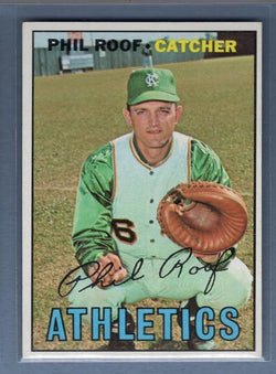 1967 Topps #129 Phil Roof EX-MT Set Break GO428