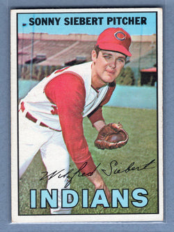 1967 Topps #95 Sonny Siebert EX  GO368