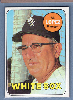 1969 Topps #527 Al Lopez (HOF) (b) EX   GO501