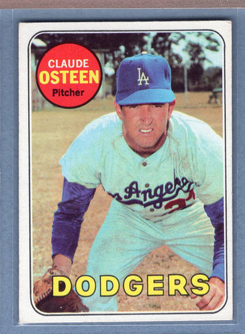 1969 Topps #528 Claude Osteen (a) EX   GO501